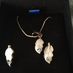 Earring and necklace